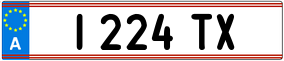 Truck License Plate